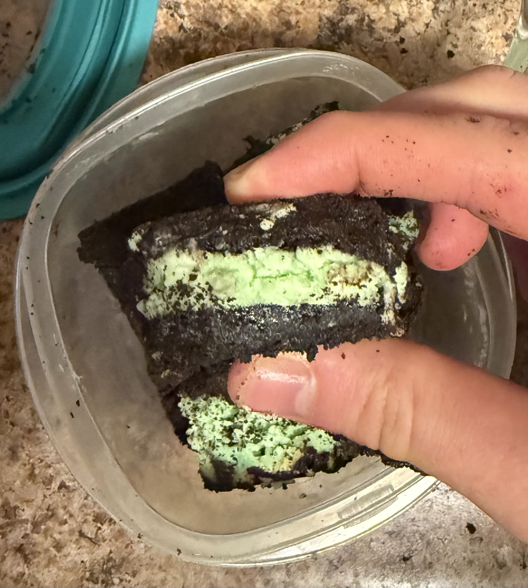 A mint version of the brownie